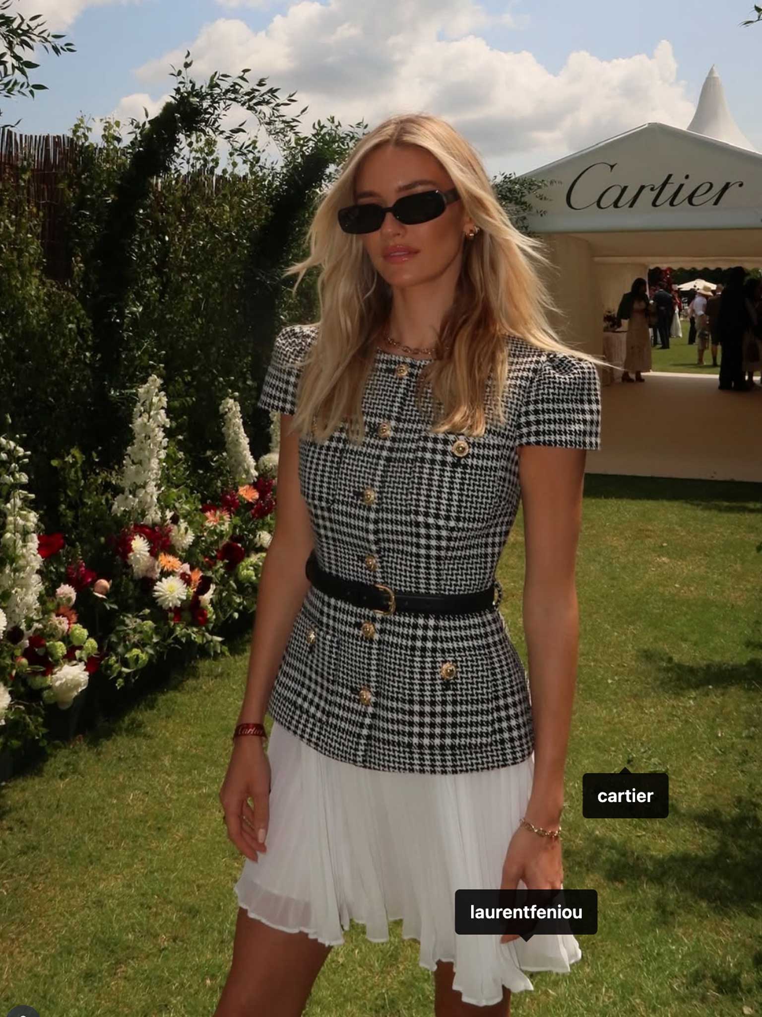 Chanel Houndstooth Tweed Jacket